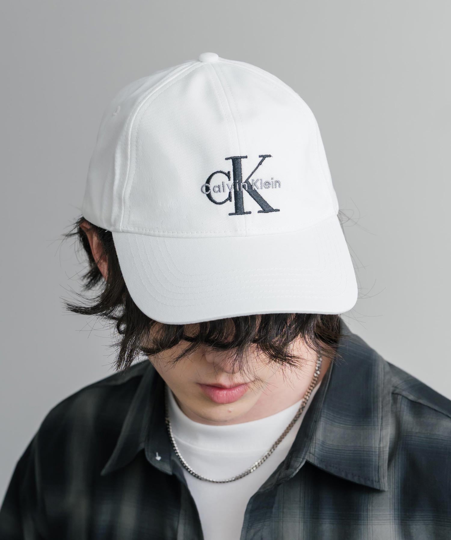 Calvin Klein カルバンクライン LOGO TWILL CAP ワンポイントロゴ刺繍6パネルベースボールキャップ 15931