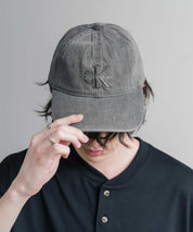 Calvin Klein カルバンクライン LOGO DENIM CAP ワンポイントロゴ刺繍デニムベースボールキャップ 15932
