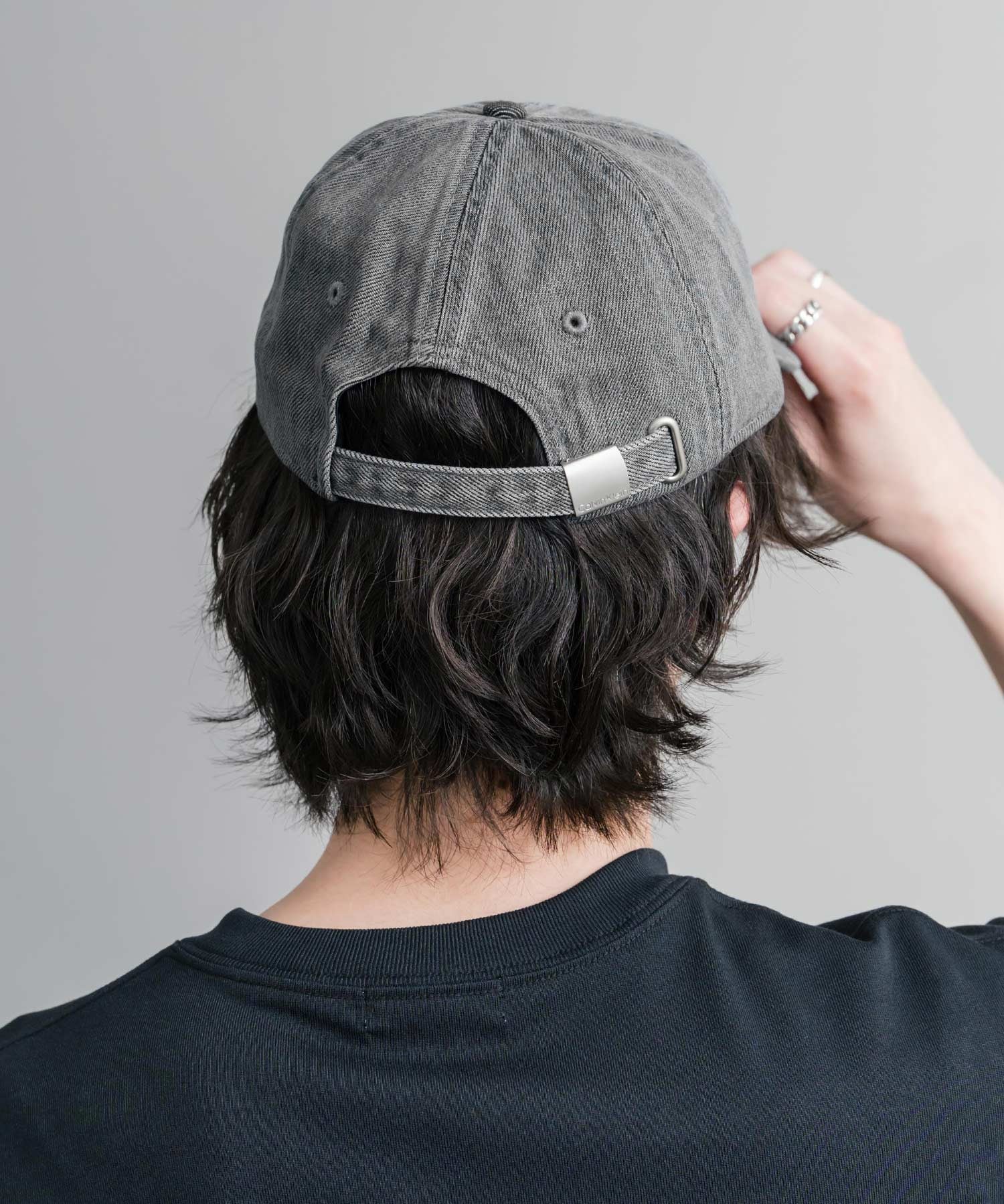 Calvin Klein カルバンクライン LOGO DENIM CAP ワンポイントロゴ刺繍デニムベースボールキャップ 15932