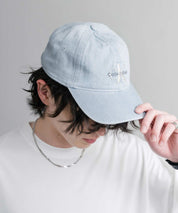Calvin Klein カルバンクライン LOGO DENIM CAP ワンポイントロゴ刺繍デニムベースボールキャップ 15932