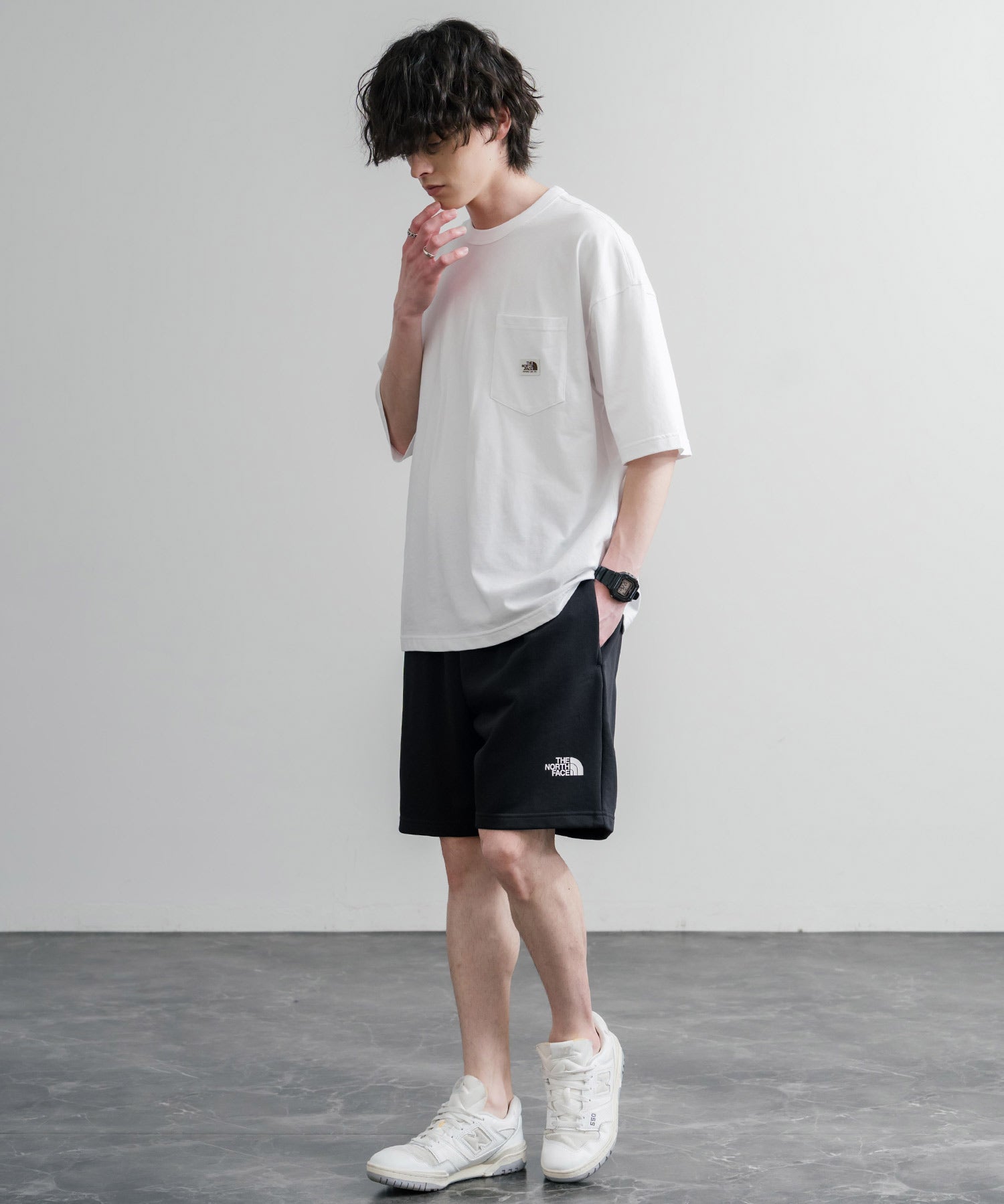 THE NORTH FACE ザ・ノースフェイス M SIMPLE DOME LIGHT REGULAR SHORTS レギュラーフィットスウェットショートパンツ 15933