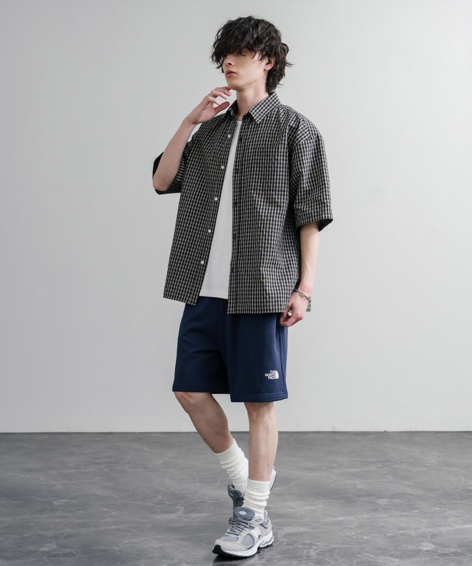 THE NORTH FACE ザ・ノースフェイス M SIMPLE DOME LIGHT REGULAR SHORTS レギュラーフィットスウェットショートパンツ 15933