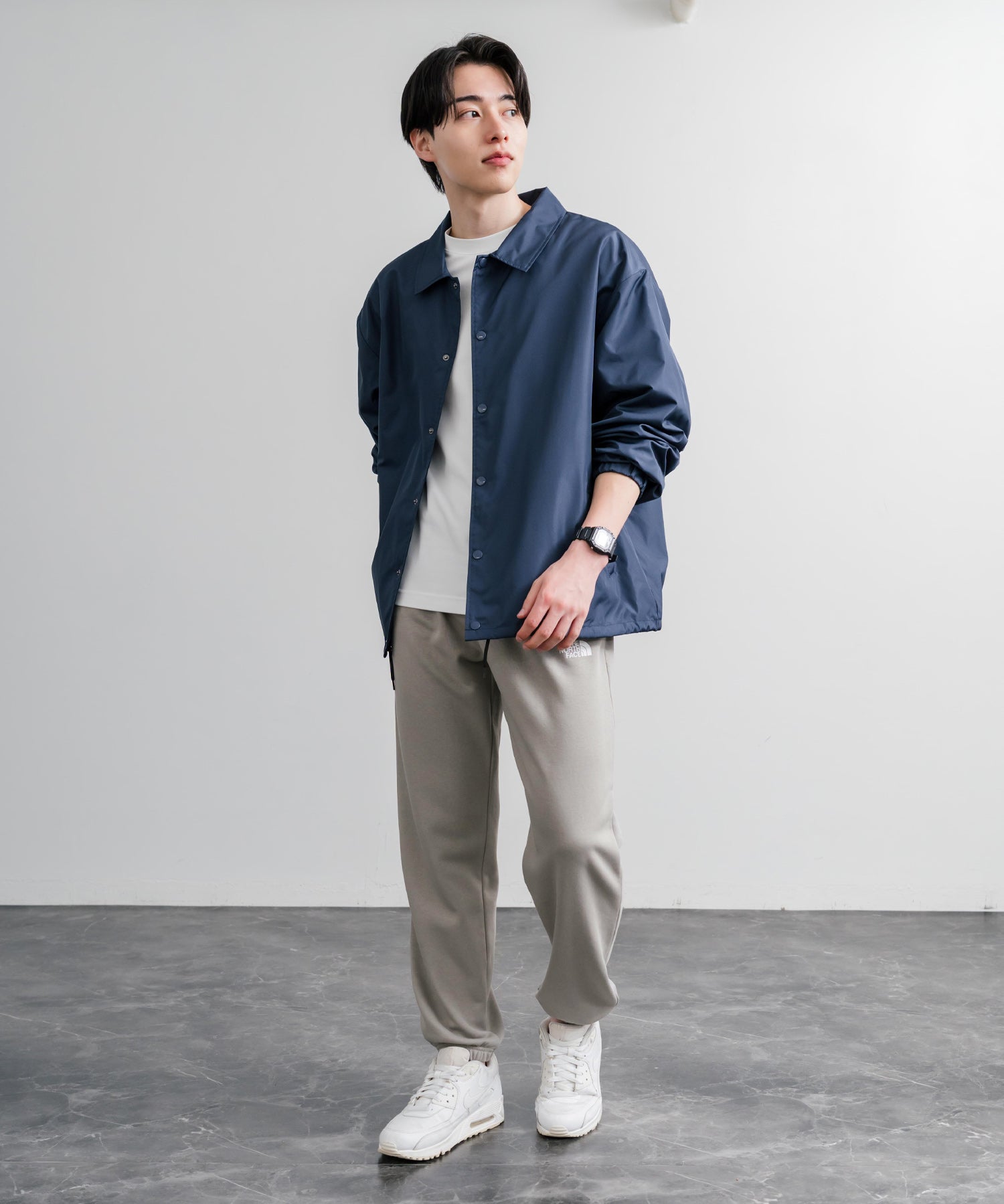 THE NORTH FACE ザ・ノースフェイス M S SIMPLE DOME LIGHT REGULAR TAPERED JOGGER レギュラーフィットテーパードスウェットジョガーパンツ 15934