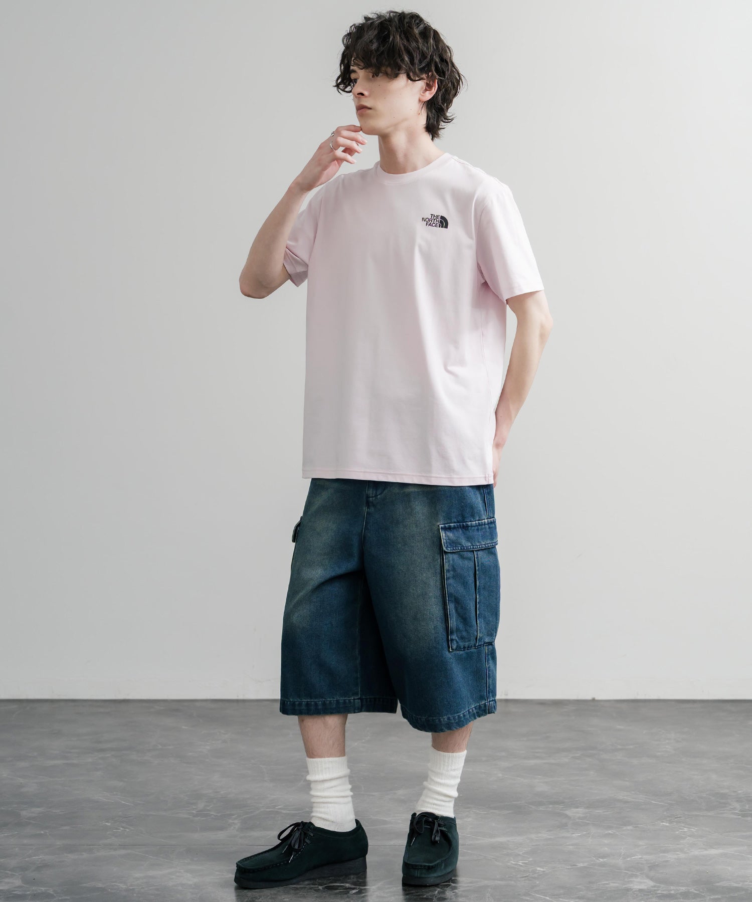 THE NORTH FACE ザ・ノースフェイス M'S TRANS ANTARCTIC S/S R/TEE 1 接触冷感 UVカット レギュラーフィット半袖プリントTシャツ 15938