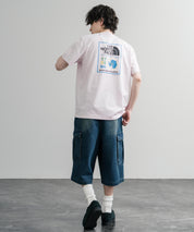 THE NORTH FACE ザ・ノースフェイス M'S TRANS ANTARCTIC S/S R/TEE 1 接触冷感 UVカット レギュラーフィット半袖プリントTシャツ 15938