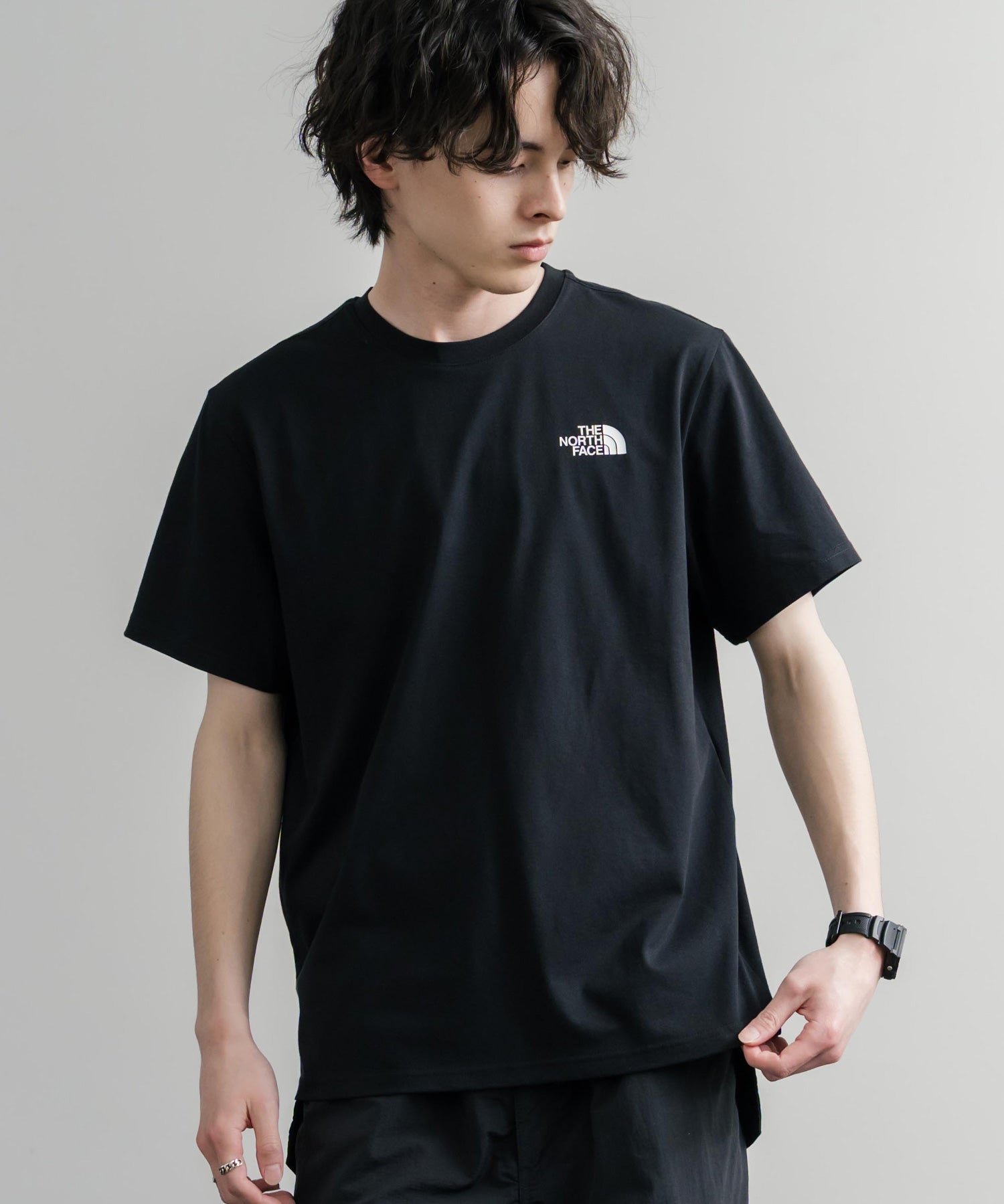 THE NORTH FACE ザ・ノースフェイス M'S TRANS ANTARCTIC S/S R/TEE 1 接触冷感 UVカット レギュラーフィット半袖プリントTシャツ 15938