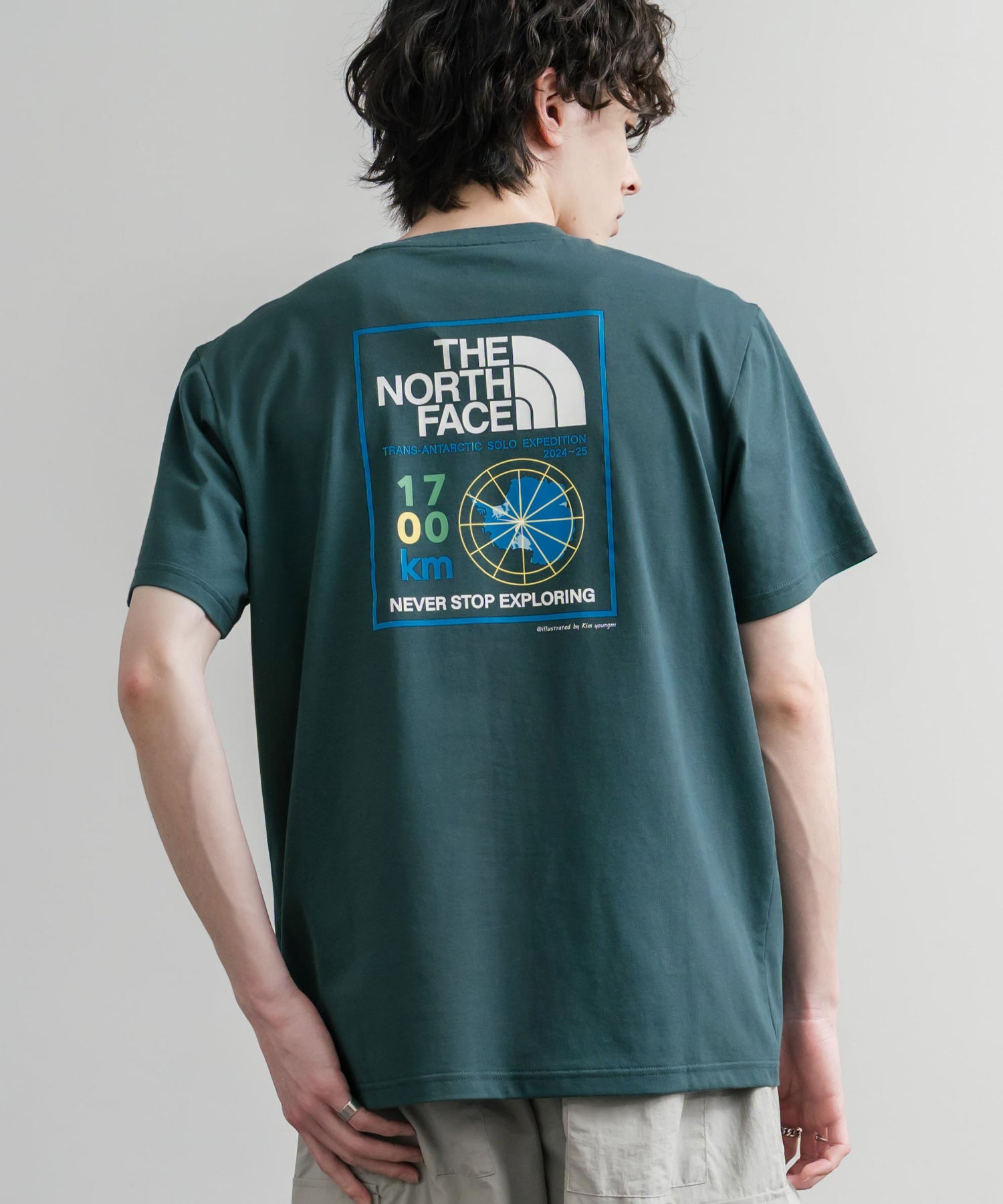 TEE 1 接触冷感 UVカット レギュラーフィット半袖プリントTシャツ 15938