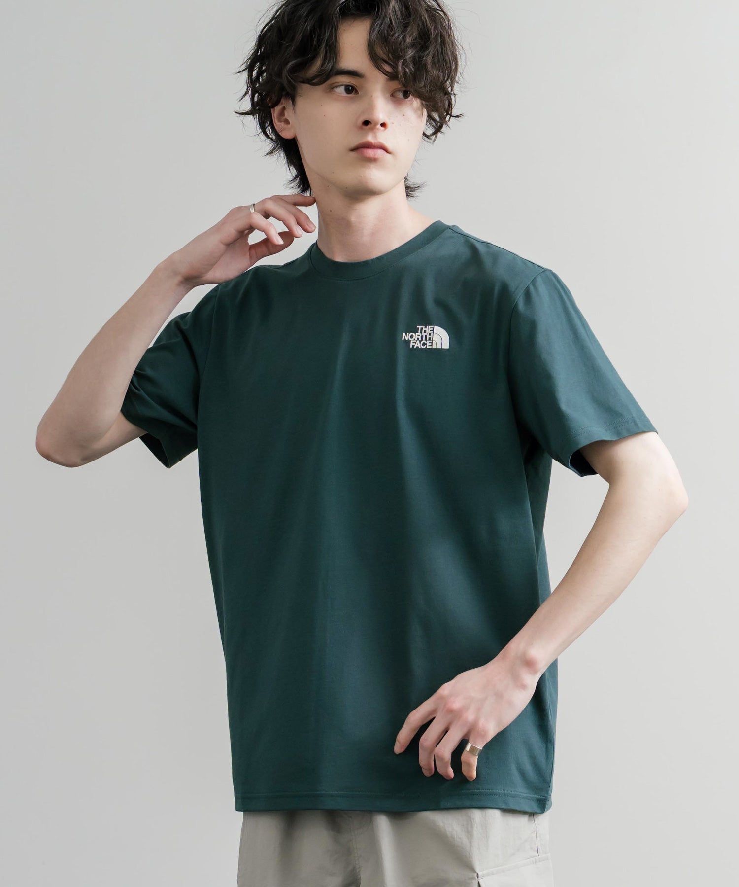 THE NORTH FACE ザ・ノースフェイス M'S TRANS ANTARCTIC S/S R/TEE 1 接触冷感 UVカット レギュラーフィット半袖プリントTシャツ 15938