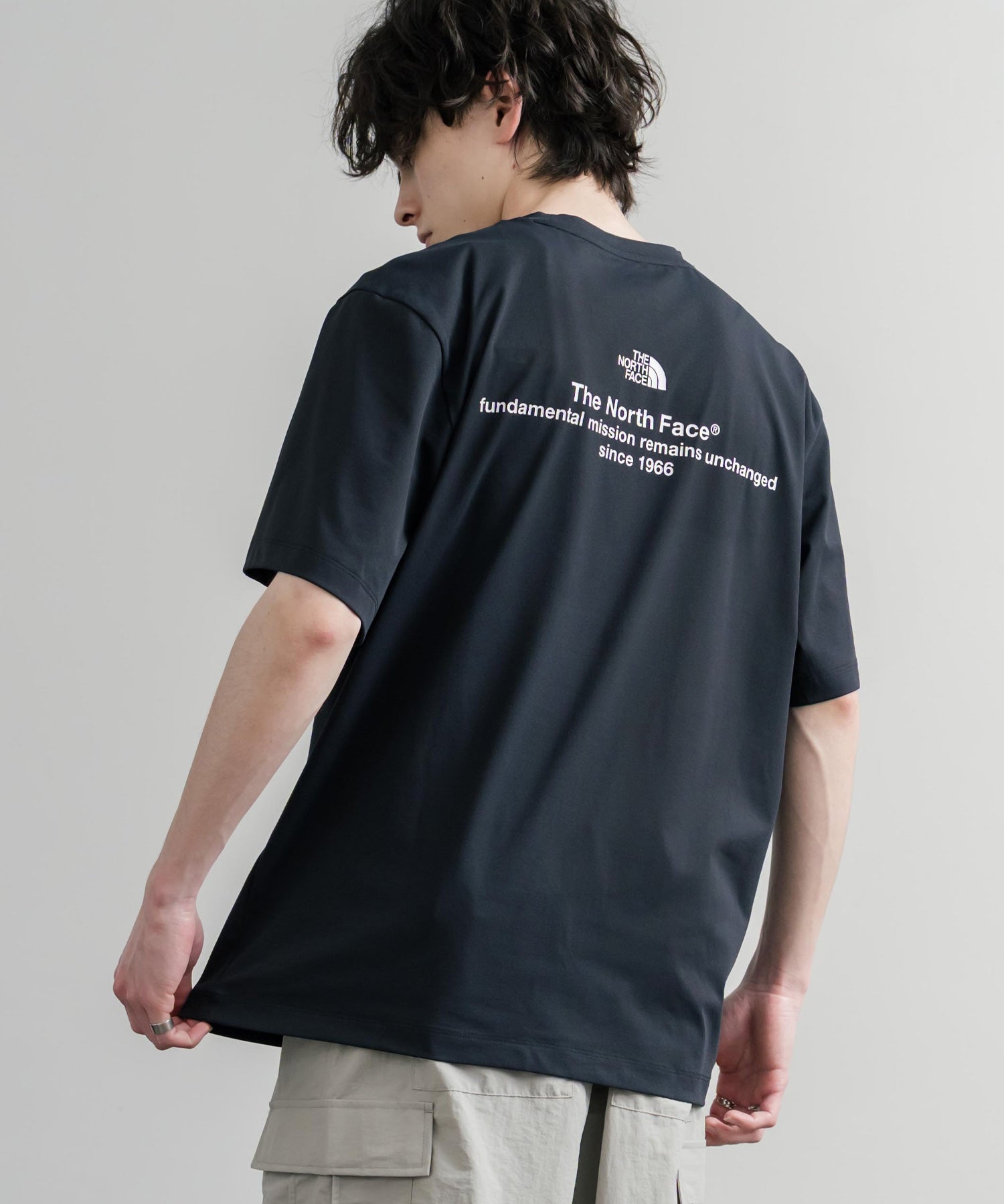 THE NORTH FACE ザ・ノースフェイス M'S MISSION S/S R/TEE レギュラーフィット半袖プリントTシャツ 15939