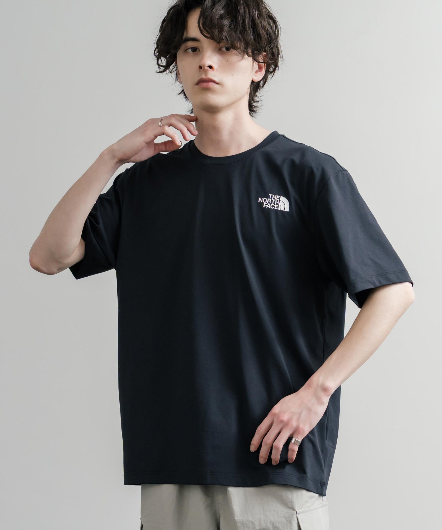 THE NORTH FACE ザ・ノースフェイス M'S MISSION S/S R/TEE レギュラーフィット半袖プリントTシャツ 15939