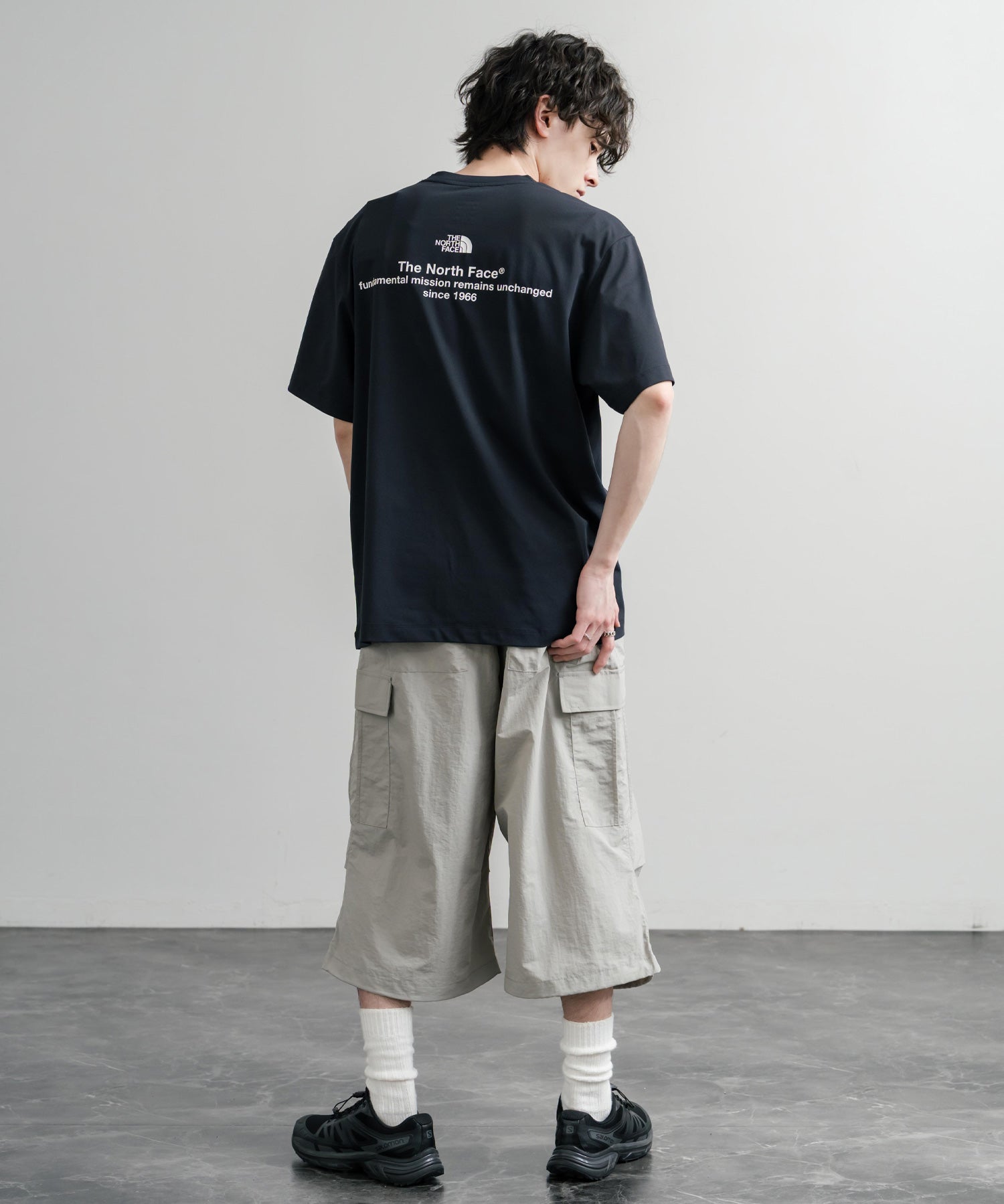 THE NORTH FACE ザ・ノースフェイス M'S MISSION S/S R/TEE レギュラーフィット半袖プリントTシャツ 15939
