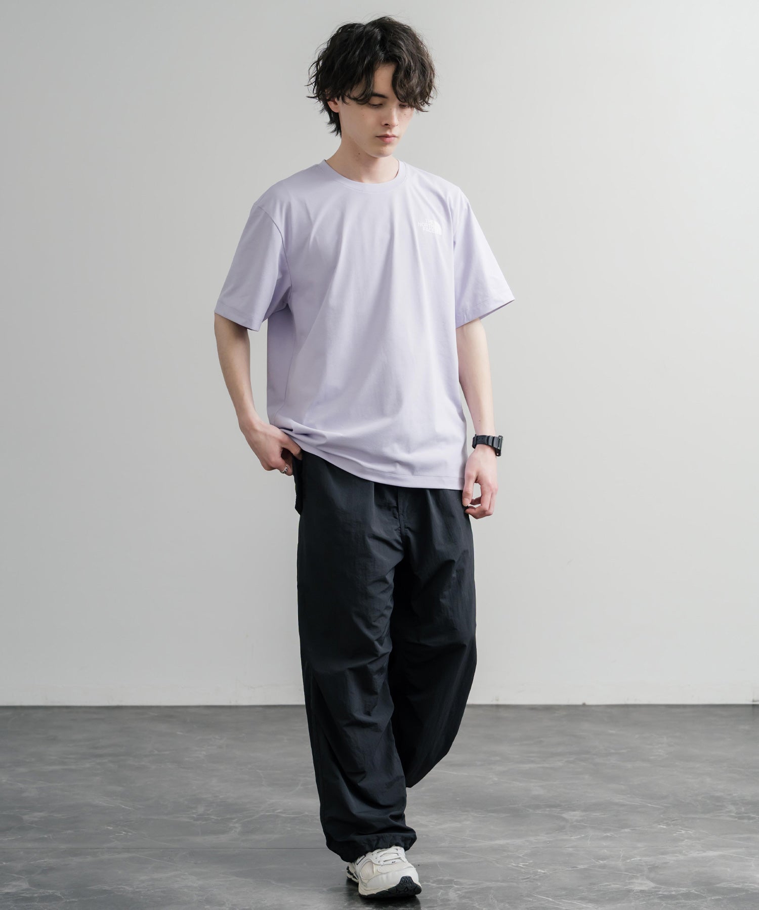 THE NORTH FACE ザ・ノースフェイス M'S MISSION S/S R/TEE レギュラーフィット半袖プリントTシャツ 15939