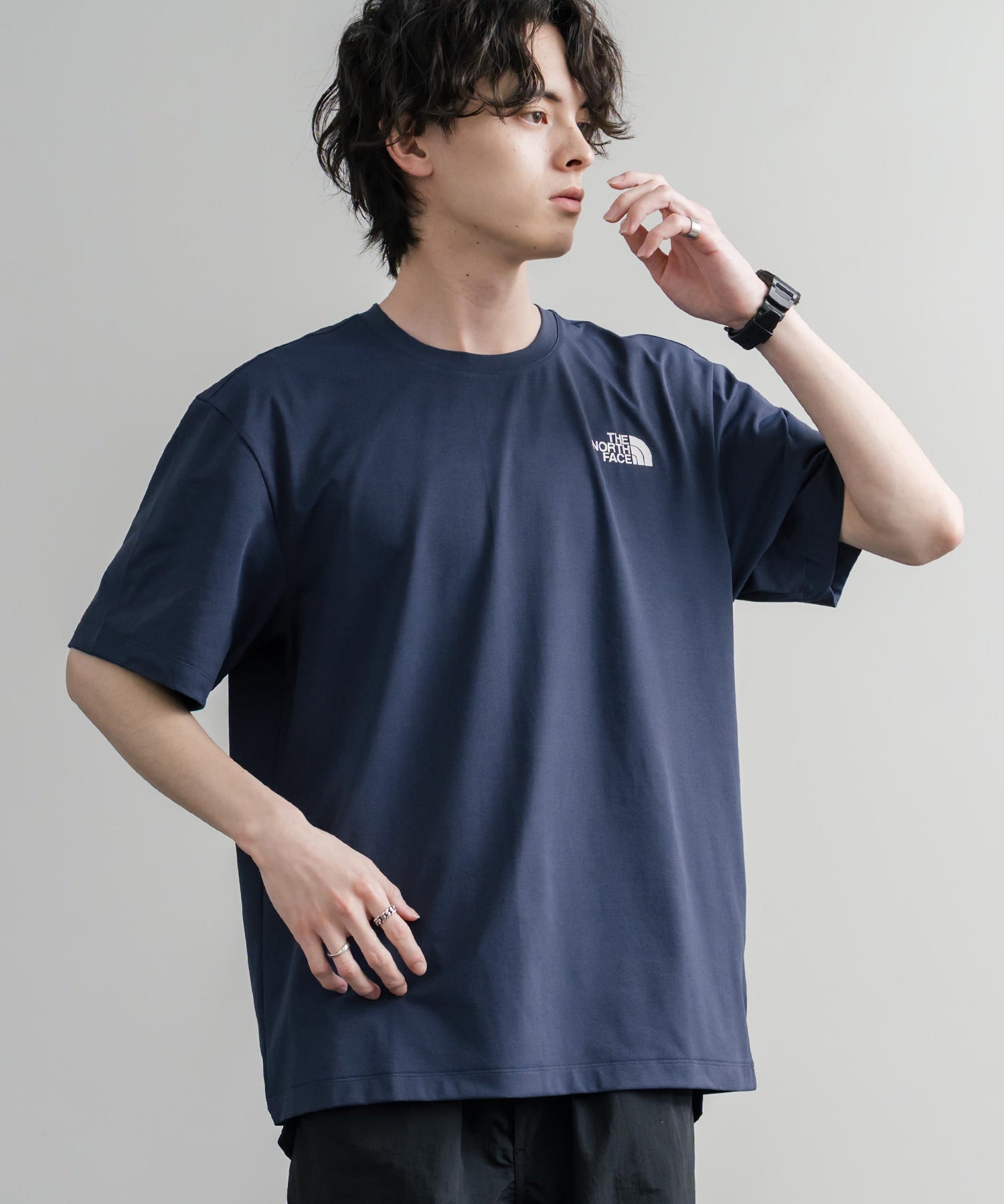 THE NORTH FACE ザ・ノースフェイス M'S MISSION S/S R/TEE レギュラーフィット半袖プリントTシャツ 15939