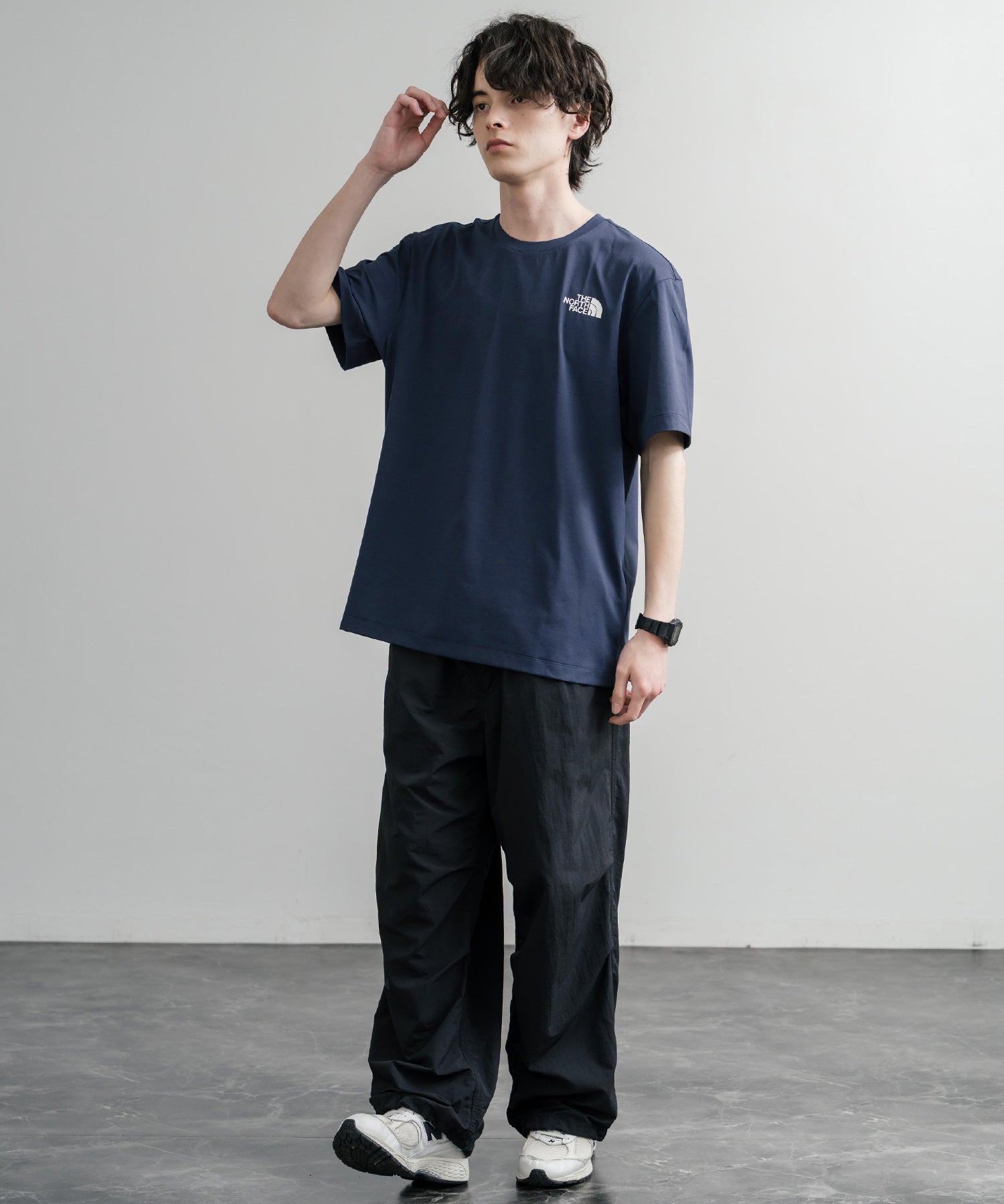 THE NORTH FACE ザ・ノースフェイス M'S MISSION S/S R/TEE レギュラーフィット半袖プリントTシャツ 15939