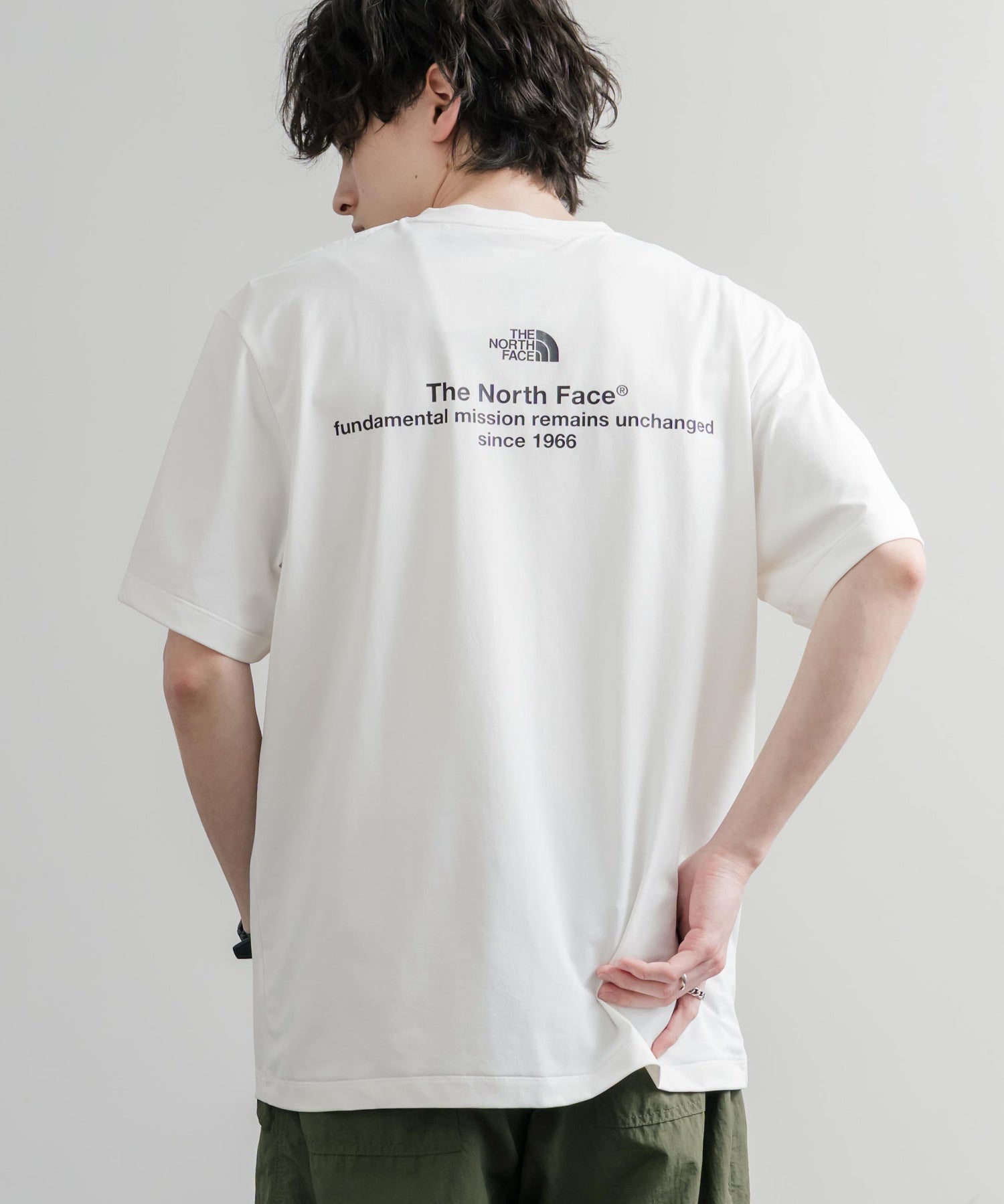 THE NORTH FACE ザ・ノースフェイス M'S MISSION S/S R/TEE レギュラーフィット半袖プリントTシャツ 15939