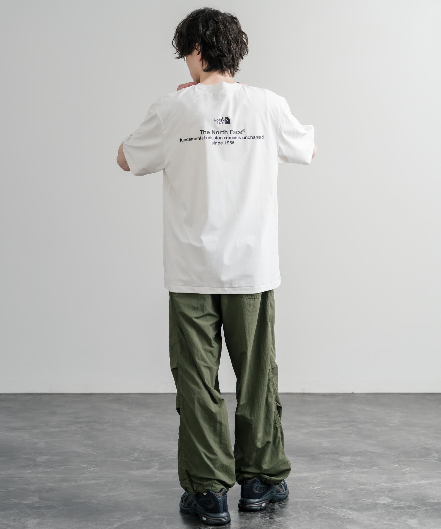 THE NORTH FACE ザ・ノースフェイス M'S MISSION S/S R/TEE レギュラーフィット半袖プリントTシャツ 15939