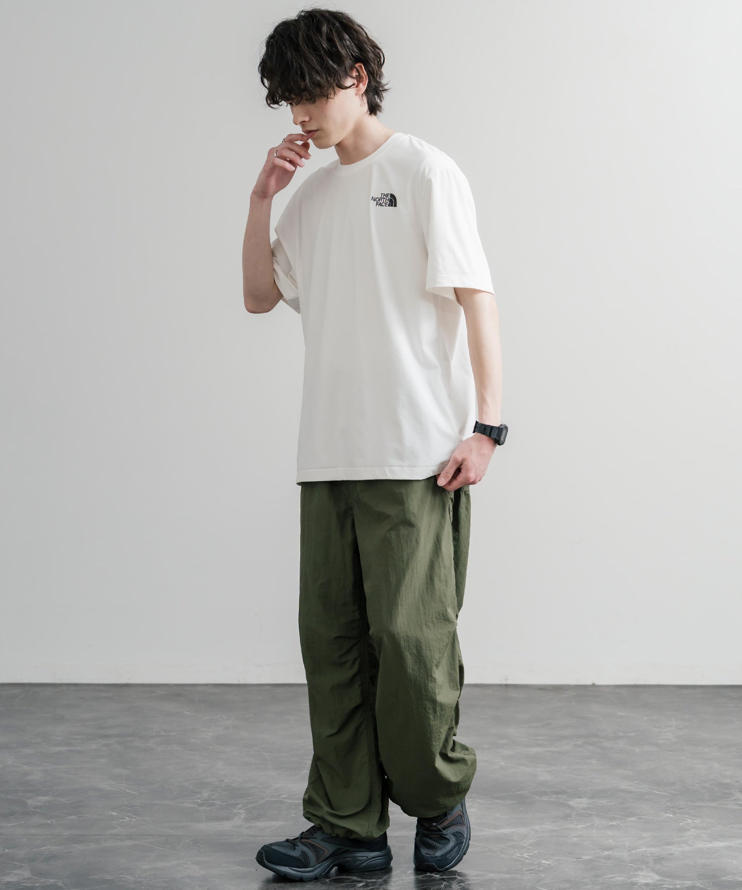 THE NORTH FACE ザ・ノースフェイス M'S MISSION S/S R/TEE レギュラーフィット半袖プリントTシャツ 15939