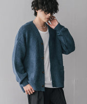 オーバーサイズモヘアタッチシャギーニットカーディガン 15964