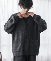 オーバーサイズモヘアタッチシャギーニットカーディガン 15964