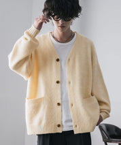 オーバーサイズモヘアタッチシャギーニットカーディガン 15964