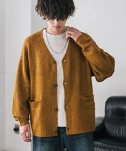 オーバーサイズモヘアタッチシャギーニットカーディガン 15964