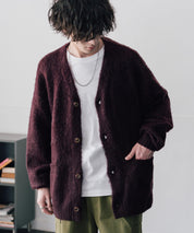 オーバーサイズモヘアタッチシャギーニットカーディガン 15964