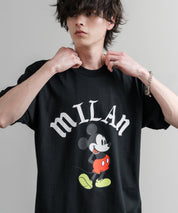 HUF ハフ オーバーサイズミッキーマウスワールドワイドプリント半袖Tシャツ 15972