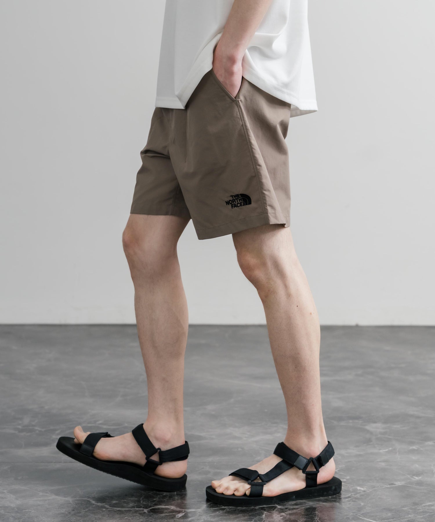 日本未展開モデル THE NORTH FACE WHITE LABEL OLEMA EX SHORTS ナイロンショートパンツ 15974