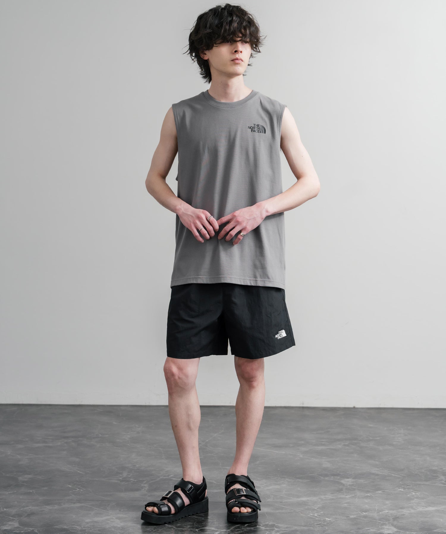 日本未展開モデル THE NORTH FACE WHITE LABEL OLEMA EX SHORTS ナイロンショートパンツ 15974
