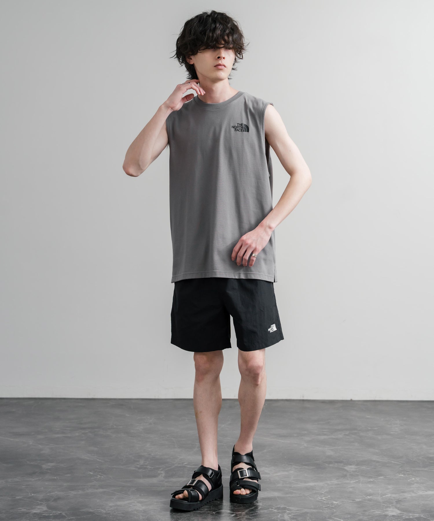 日本未展開モデル THE NORTH FACE WHITE LABEL OLEMA EX SHORTS ナイロンショートパンツ 15974