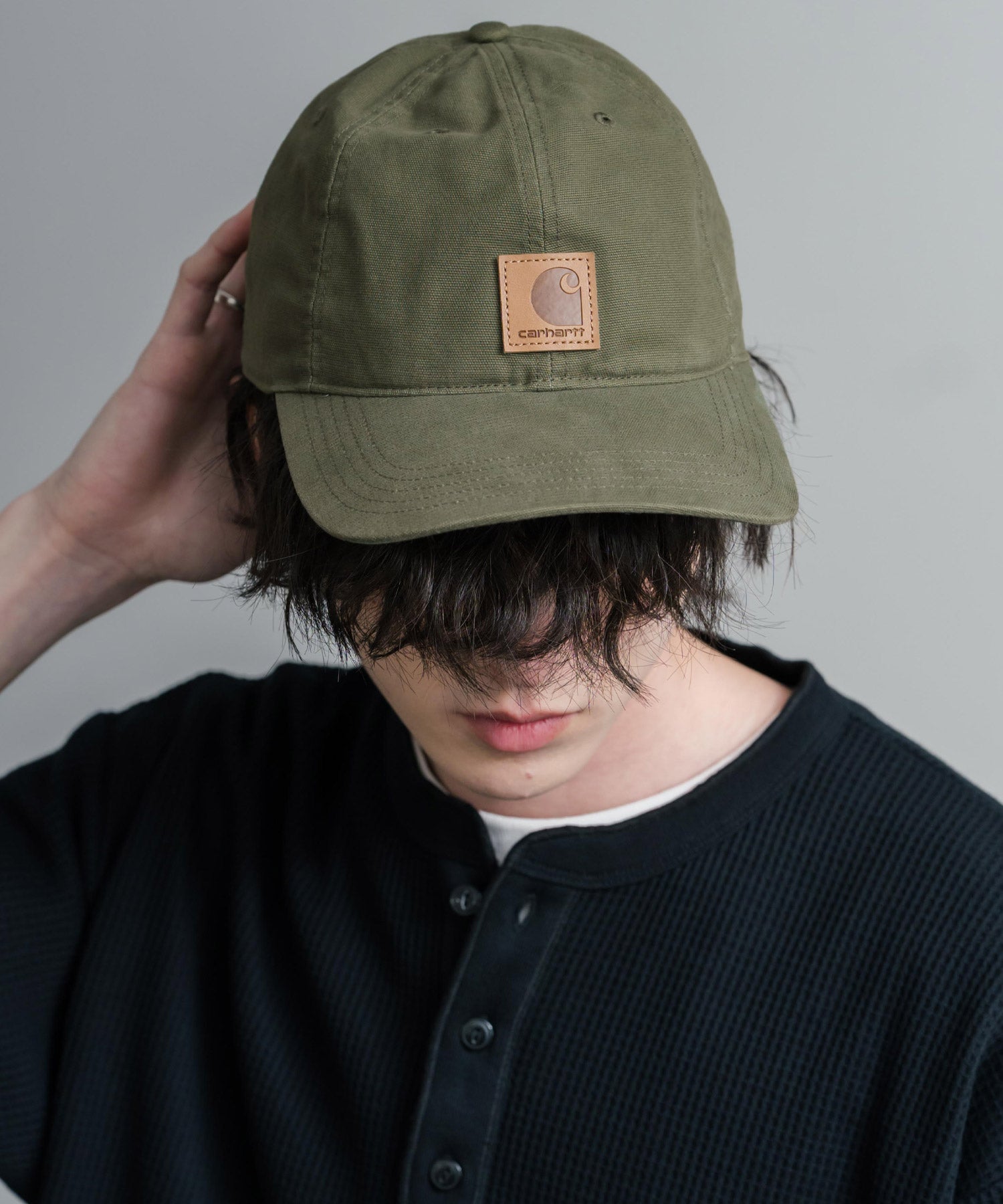 CARHARTT Odessa Cap ウォッシュ加工ベースボールキャップ 15986
