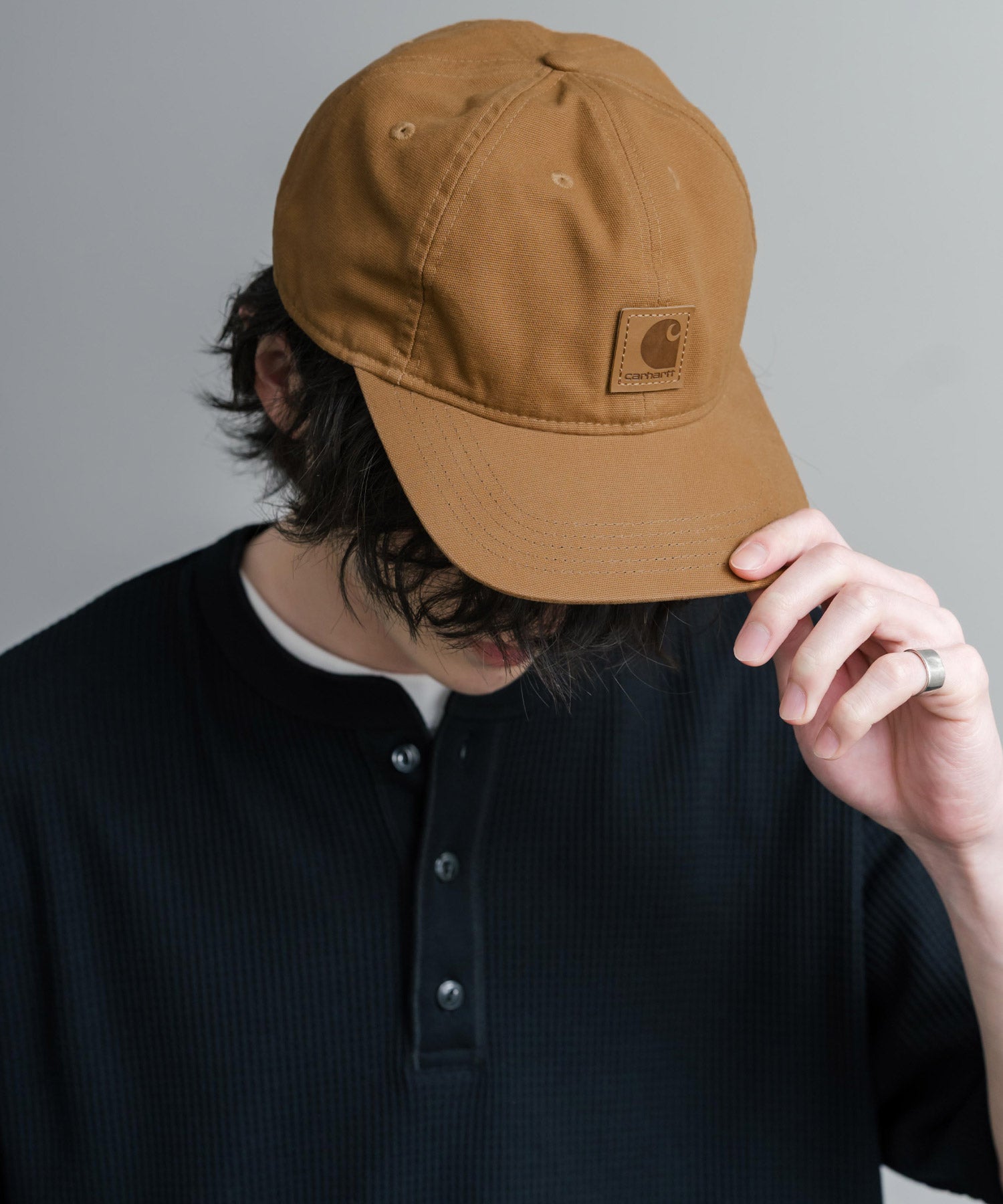 CARHARTT Odessa Cap ウォッシュ加工ベースボールキャップ 15986
