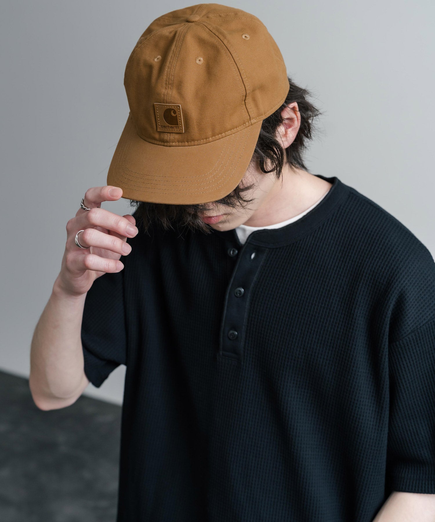 CARHARTT Odessa Cap ウォッシュ加工ベースボールキャップ 15986