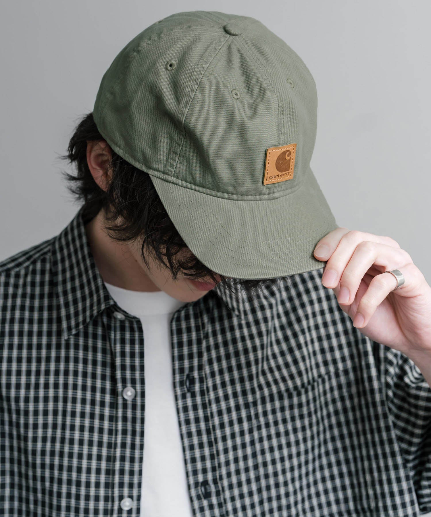 CARHARTT Odessa Cap ウォッシュ加工ベースボールキャップ 15986