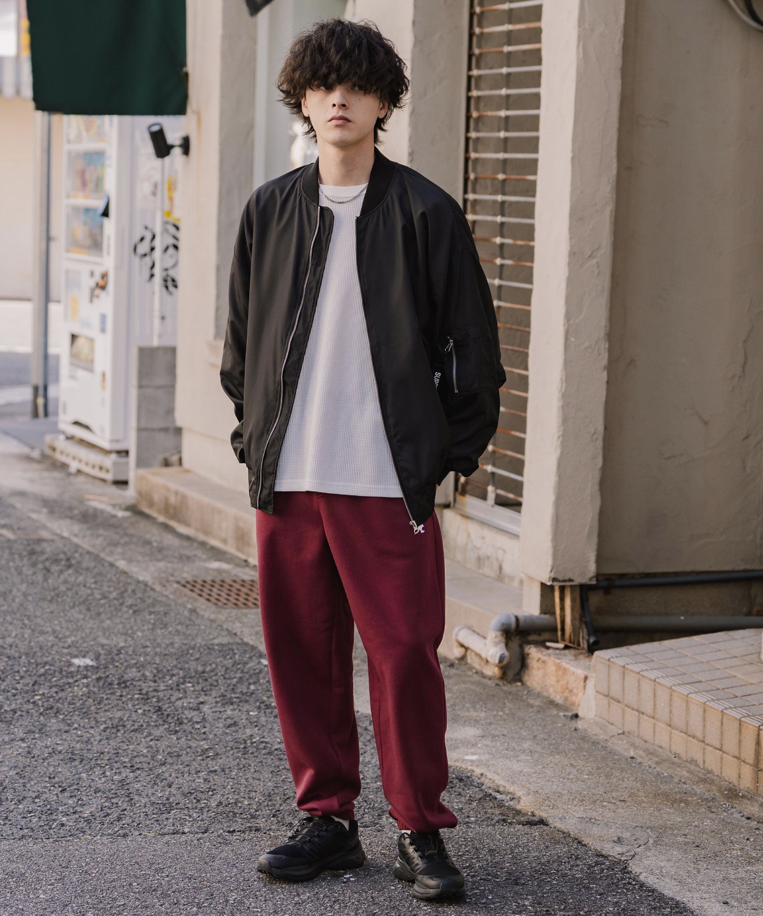 新色追加 KANGOL カンゴール 別注コラボ ワンポイントロゴ刺繍裏起毛イージースウェットパンツ/セミワイドテーパードパンツ 15999 【セットアップ可能】