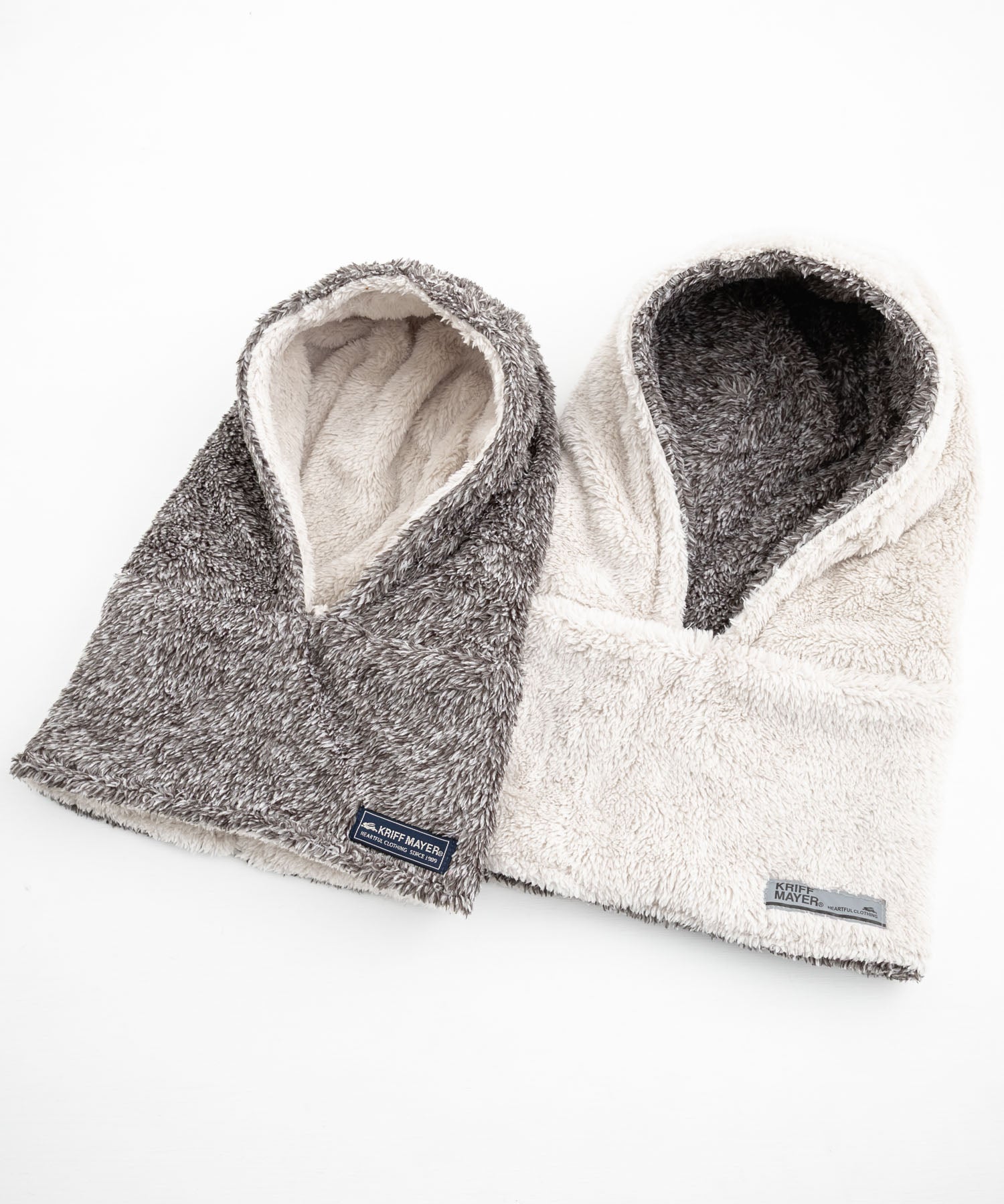 KRIFF MAYER クリフメイヤー ニンジャりん2WAYリバーシブルフード型ネックウォーマー ボアフードウォーマー J2527845 14965