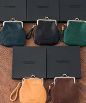 Butler Verner Sails バトラーバーナーセイルズ 日本製 国産ホースレザーがま口ミニウォレット JW-2715 12335