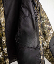 HUF ハフ SEQUOIA PUFFER JACKET REALTREE SEQUOIA PUFFER オーバーサイズワンポイントロゴ中綿ジャケット 15056