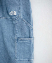 THE NORTH FACE WHITE LABEL BRIS DENIM SHORTS ロゴ刺繍ワイドデニムイージーショートパンツ 16164