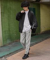 KANGOL カンゴール 別注コラボ 無地＆サイドライン ワンポイントロゴ刺繍ポンチスウェットスリムイージージョガーパンツ 16001