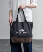 日本未展開モデル THE NORTH FACE ザ・ノースフェイス WHITE LABEL ホワイトレーベル BLOCK CANVAS BAG バイカラーキャンバストートバッグ 16015