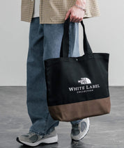 日本未展開モデル THE NORTH FACE ザ・ノースフェイス WHITE LABEL ホワイトレーベル BLOCK CANVAS BAG バイカラーキャンバストートバッグ 16015