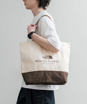 日本未展開モデル THE NORTH FACE ザ・ノースフェイス WHITE LABEL ホワイトレーベル BLOCK CANVAS BAG バイカラーキャンバストートバッグ 16015
