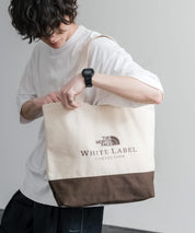 日本未展開モデル THE NORTH FACE ザ・ノースフェイス WHITE LABEL ホワイトレーベル BLOCK CANVAS BAG バイカラーキャンバストートバッグ 16015
