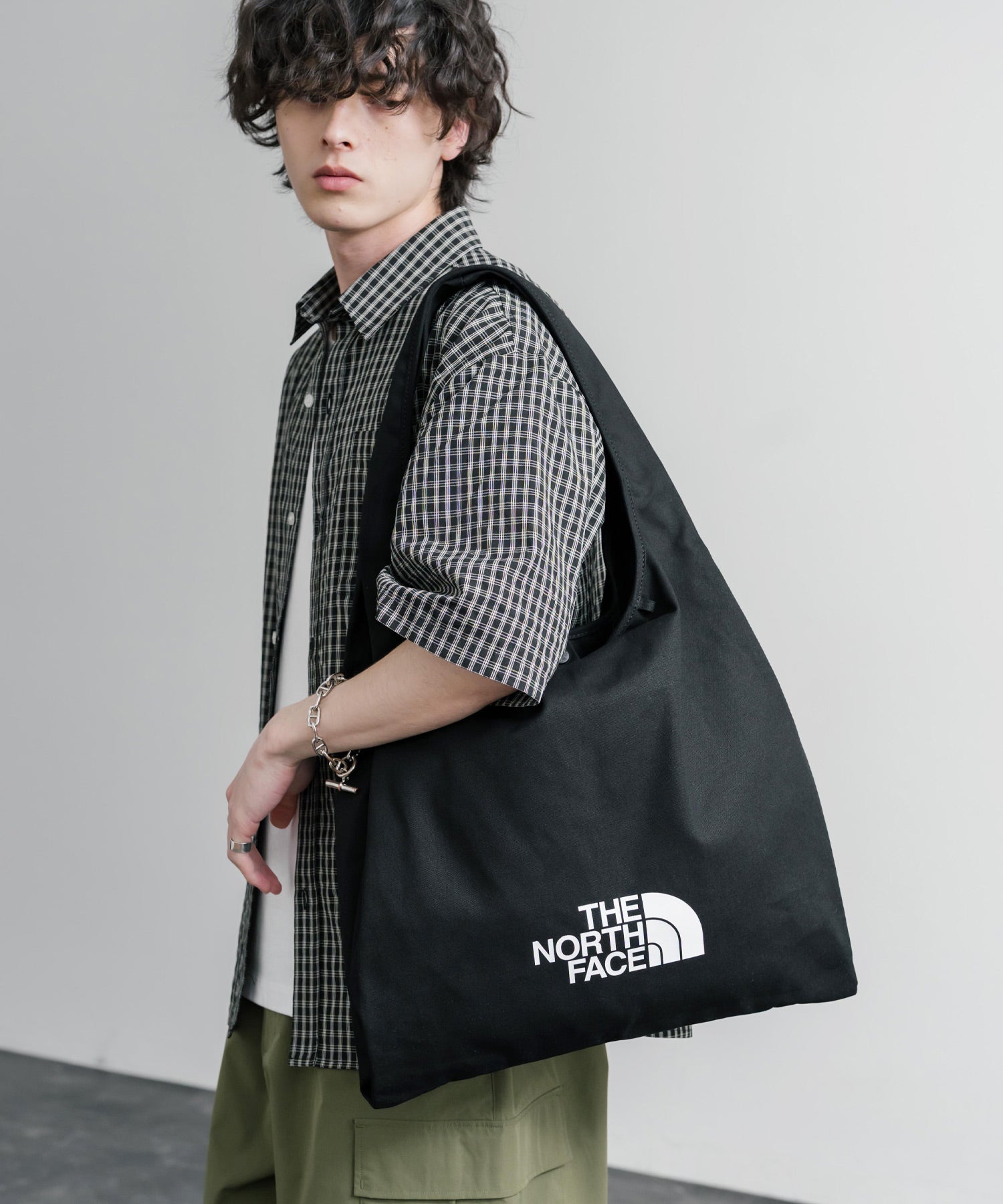 THE NORTH FACE TRIG BAG ワンポイントロゴショルダートートバッグ A4