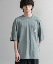 日本未展開モデル THE NORTH FACE ザ・ノースフェイス WHITE LABEL ホワイトレーベル POCKET S/S R/TEE オーバーサイズ胸ポケット付き半袖Tシャツ 16017