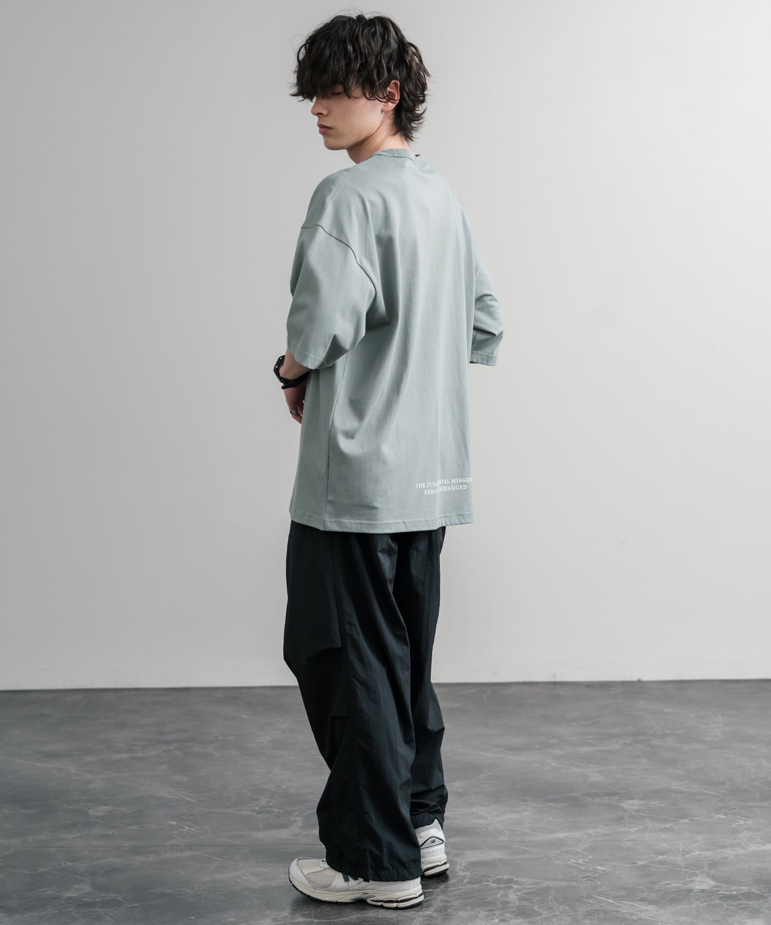 日本未展開モデル THE NORTH FACE ザ・ノースフェイス WHITE LABEL ホワイトレーベル POCKET S/S R/TEE オーバーサイズ胸ポケット付き半袖Tシャツ 16017