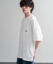 日本未展開モデル THE NORTH FACE ザ・ノースフェイス WHITE LABEL ホワイトレーベル POCKET S/S R/TEE オーバーサイズ胸ポケット付き半袖Tシャツ 16017