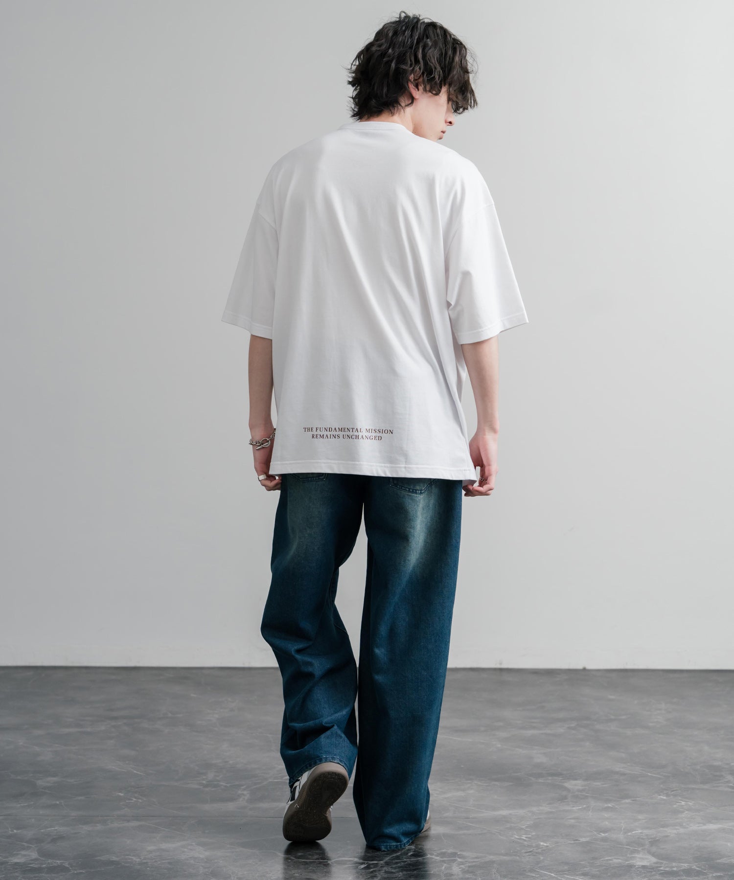 日本未展開モデル THE NORTH FACE ザ・ノースフェイス WHITE LABEL ホワイトレーベル POCKET S/S R/TEE オーバーサイズ胸ポケット付き半袖Tシャツ 16017