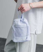 日本未展開モデル THE NORTH FACE ザ・ノースフェイス WHITE LABEL ホワイトレーベル LINDEN MESH BUCKET BAG MINI 2WAYバケットショルダーバッグ/ハンドバッグ 16019